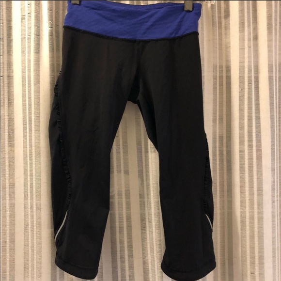 🍋 Lululemon Run: Fast And Free Crop Sz. 2 - Picture 3 of 4
